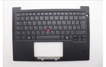 Lenovo 5M11Q25771 C-Cover with keyboard, Italian, Black, WWAN, UK