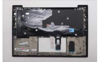 Lenovo 5M11Q53882 C-Cover with keyboard, Portuguese, Black, Backlight, UK