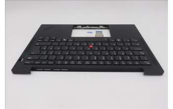 Lenovo 5M11Q53899 C-Cover with keyboard, Slovenian, Black, Backlight, UK