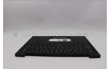 Lenovo 5M11Q53915 C-Cover with keyboard, Swedish/Finnish, Black, Backlight, UK