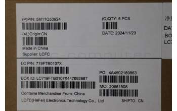 Lenovo 5M11Q53924 C-Cover with keyboard, Switzerland, Black, Backlight, UK