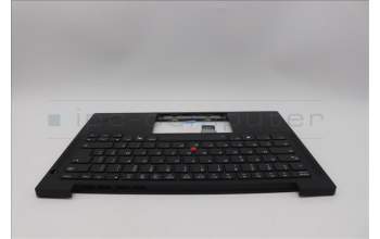 Lenovo 5M11Q54082 C-Cover with keyboard,French,Black,Backlight,WWAN