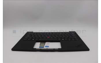 Lenovo 5M11Q54172 C-Cover with keyboard, Norwegian, Black, Backlight, WWAN, UK