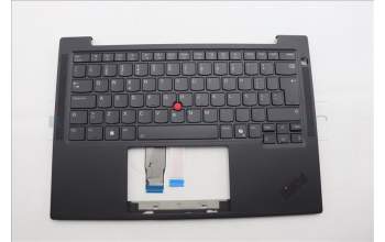 Lenovo 5M11Q54189 C-Cover with keyboard, Portuguese, Black, Backlight, WWAN, UK