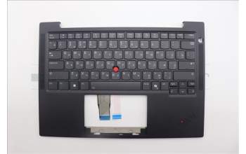Lenovo 5M11Q54197 C-Cover with keyboard, Russian, Black, Backlight, WWAN, US