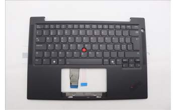 Lenovo 5M11Q54231 C-Cover with keyboard,Switzerland,Black,Backlight,WWAN
