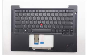 Lenovo 5M11Q54476 C-Cover with keyboard, Arabic, Black, Backlight, US