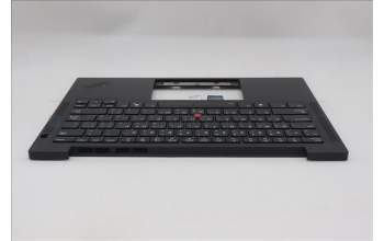 Lenovo 5M11Q54476 C-Cover with keyboard, Arabic, Black, Backlight, US