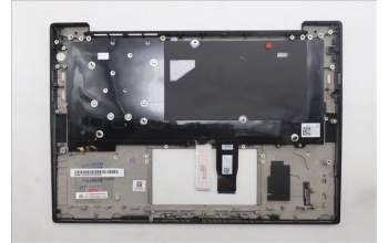 Lenovo 5M11Q54484 C-Cover with keyboard, Belgian, Black, Backlight, UK