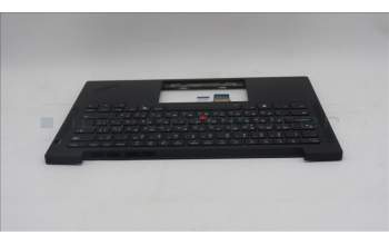 Lenovo 5M11Q54501 C-Cover with keyboard, Bulgarian, Black, Backlight, UK