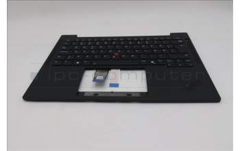 Lenovo 5M11Q54532 C-Cover with keyboard, Danish, Black, Backlight, UK