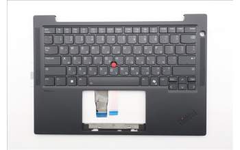 Lenovo 5M11Q54592 C-Cover with keyboard, Hebrew, Black, Backlight, US
