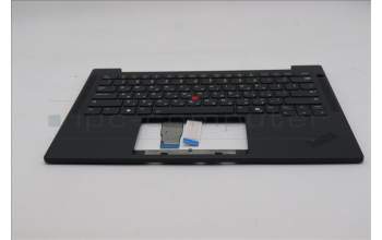 Lenovo 5M11Q54592 C-Cover with keyboard, Hebrew, Black, Backlight, US