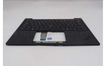 Lenovo 5M11Q54617 C-Cover with keyboard, Italian, Black, Backlight, UK