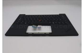 Lenovo 5M11Q54696 C-Cover with keyboard, Spanish, Black, Backlight, UK