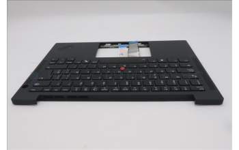 Lenovo 5M11Q54696 C-Cover with keyboard, Spanish, Black, Backlight, UK