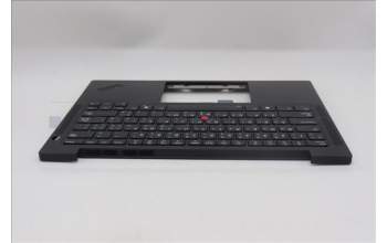Lenovo 5M11Q54784 C-Cover with keyboard, Arabic, Black, Backlight, US
