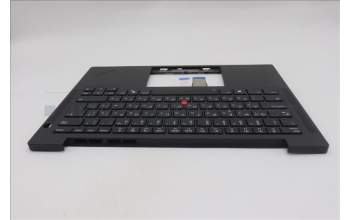 Lenovo 5M11Q54809 C-Cover with keyboard, Bulgarian, Black, Backlight, UK