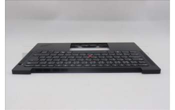 Lenovo 5M11Q54826 C-Cover with keyboard, Czech Slovakian, Black, Backlight, UK