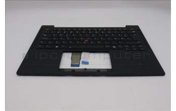Lenovo 5M11Q54960 C-Cover with keyboard, Norwegian, Black, Backlight, UK