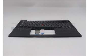 Lenovo 5M11Q54993 C-Cover with keyboard, Slovenian, Black, Backlight, UK