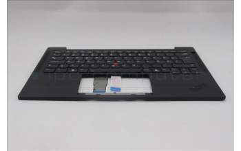 Lenovo 5M11Q55010 C-Cover with keyboard, Swedish/Finnish, Black, Backlight, UK