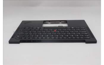 Lenovo 5M11Q55010 C-Cover with keyboard, Swedish/Finnish, Black, Backlight, UK
