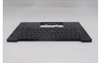 Lenovo 5M11Q55060 C-Cover with keyboard, UK English, Black, Backlight, UK