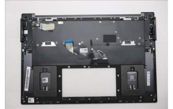 Lenovo 5M11Q55123 C-Cover with keyboard, French, FingerPrint Reader, US