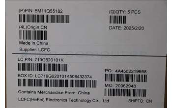 Lenovo 5M11Q55182 MECH_ASM FRU ASM Ccover ENG FP DFN