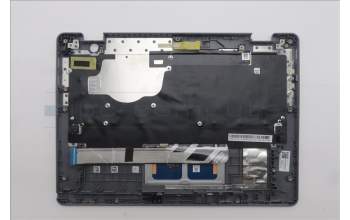 Lenovo 5M11Q55284 C-Cover with keyboard, German, Luna Grey, Non-Backlight, World Face Camera, UK