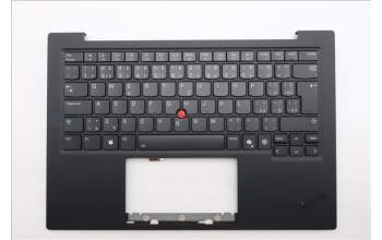 Lenovo 5M11Q55933 C-Cover with keyboard, Czech Slovakian, Deep Black, FingerPrint Reader, WLAN, UK