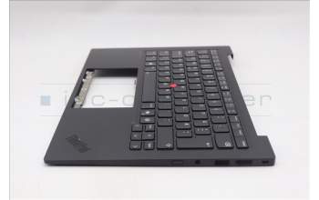 Lenovo 5M11Q55987 C-Cover with keyboard, Norwegian, Deep Black, FingerPrint Reader, WLAN, UK