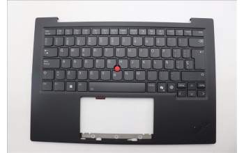 Lenovo 5M11Q55992 C-Cover with keyboard, Spanish, Deep Black, FingerPrint Reader, WLAN, UK
