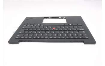 Lenovo 5M11Q56026 C-Cover with keyboard, Portuguese, Deep Black, FingerPrint Reader, WWAN, UK