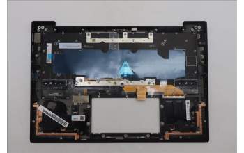 Lenovo 5M11Q56054 C-Cover with keyboard, Hungarian, Deep Black, FingerPrint Reader, WWAN, UK