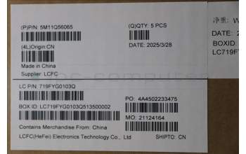 Lenovo 5M11Q56065 C-Cover with keyboard, Slovenian, Deep Black, FingerPrint Reader, WWAN, UK