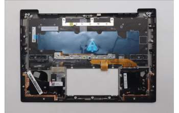 Lenovo 5M11Q56067 C-Cover with keyboard, Swedish/Finnish, Deep Black, FingerPrint Reader, WWAN, UK