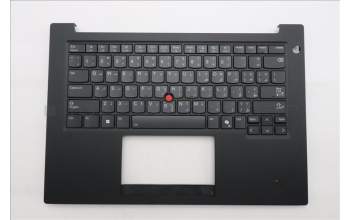 Lenovo 5M11Q60567 C-Cover with keyboard, Arabic, Black, Backlight, US