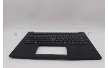 Lenovo 5M11Q60569 C-Cover with keyboard, Arabic, Black, Backlight, US