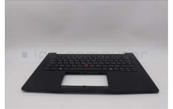 Lenovo 5M11Q60581 C-Cover with keyboard, Bulgarian, Black, Backlight, UK