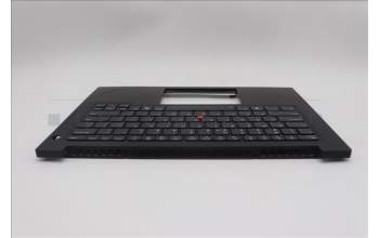 Lenovo 5M11Q60605 C-Cover with keyboard, US English Euro, Black, Backlight, US