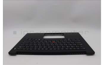 Lenovo 5M11Q60625 C-Cover with keyboard, Hebrew, Black, Backlight, US
