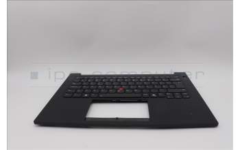 Lenovo 5M11Q60661 C-Cover with keyboard, Portuguese, Black, Backlight, UK