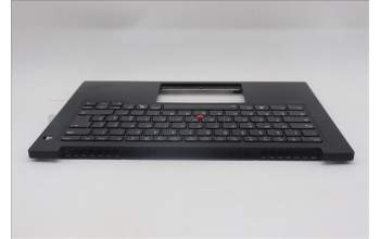 Lenovo 5M11Q60823 C-Cover with keyboard, Italian, Black, Backlight, UK