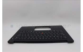 Lenovo 5M11Q60865 C-Cover with keyboard, Swedish/Finnish, Black, Backlight, UK