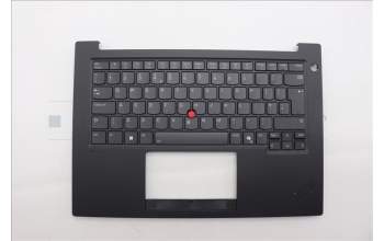 Lenovo 5M11Q60889 C-Cover with keyboard, UK English, Black, Backlight, UK