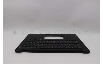 Lenovo 5M11Q60889 C-Cover with keyboard, UK English, Black, Backlight, UK