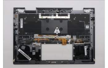 Lenovo 5M11R38859 C-Cover with keyboard, Estonian, Luna Grey, FingerPrint Reader, WLAN, UK