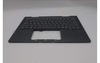 Lenovo 5M11R38869 C-Cover with keyboard, Greek, Luna Grey, FingerPrint Reader, WLAN, US